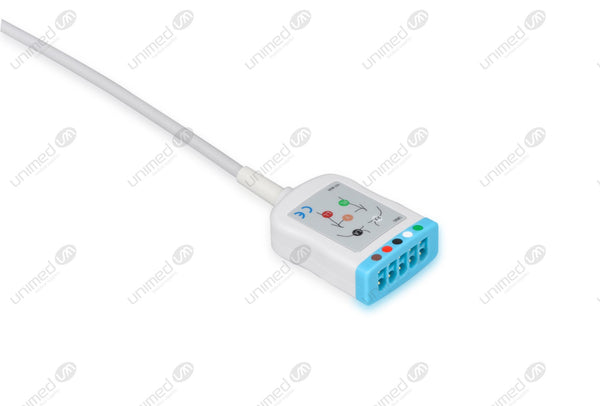 Marquette Compatible ECG Trunk cable - AHA - 5 Leads/Marquette 5-pin(RL/RA/LA/LL/V)