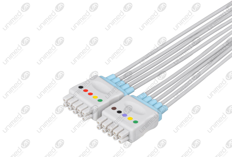 GE/Marquette Compatible EKG Lead Wire - IEC - 4mm Banana End