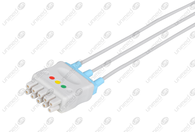 IEC Code GE/Marquette Compatible Reusable ECG Lead Wire devices connector