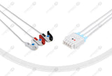 GE/Marquette 2106390-001 Compatible Reusable ECG Lead Wires 3 Leads Grabber