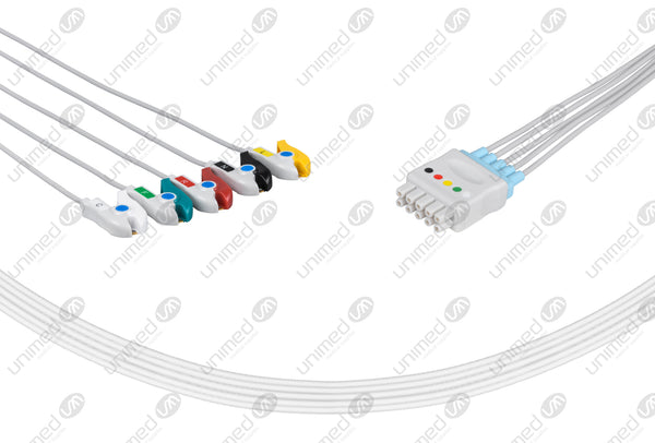 Unimed GE compatible reusable lead wire, with part-number MQ5-90P-I 