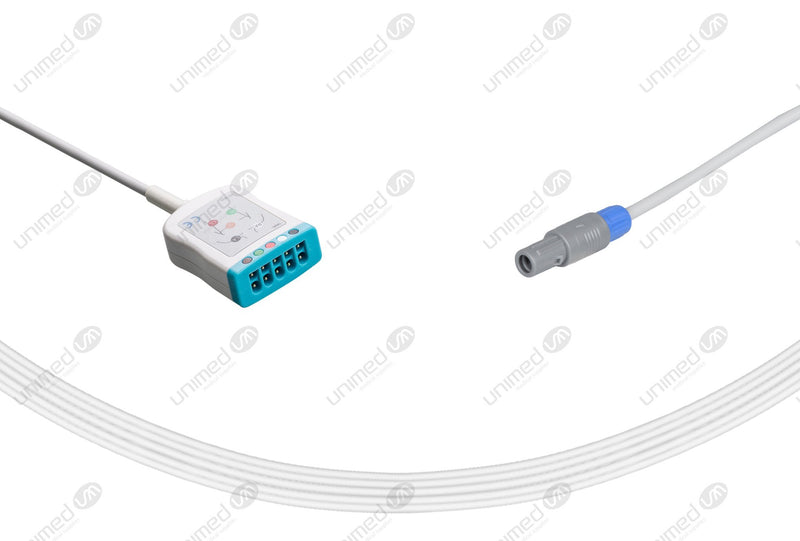 Marquette Compatible ECG Trunk Cables 3 Leads,Marquette 5-pin(LA/RA/LL)