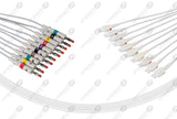 GE/Marquette Compatible EKG Lead Wire - IEC - 4mm Banana End