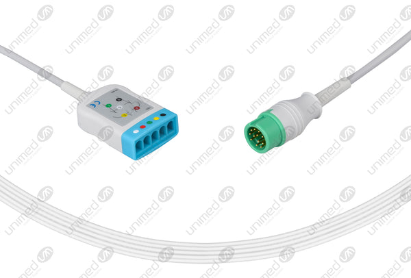 IEC Color Coding Mindray Compatible ECG Trunk cable