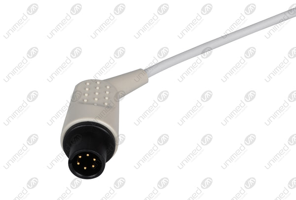 AAMI 6Pin Compatible ECG Trunk cable with round 6-pin monitor machine connector