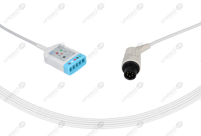 AAMI 6Pin Compatible ECG Trunk Cables 5 Leads,Mindray 5-pin