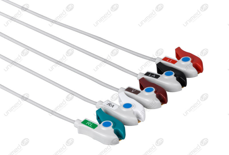 Mindray 5 lead ECG wire with grabber connector