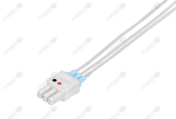 Mindray Compatible Reusable ECG Lead Wire - AHA - 3 Leads Grabber