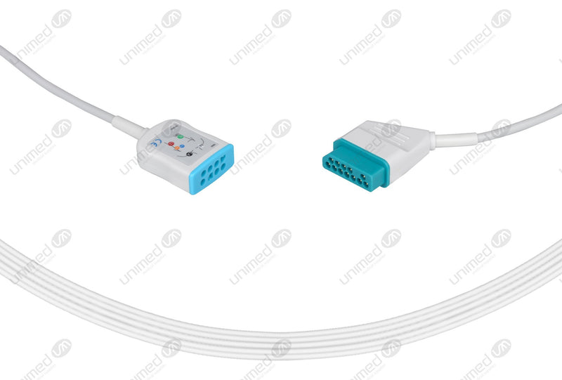 Nihon Kohden Compatible ECG Trunk Cables-JC-906PA 6 Leads