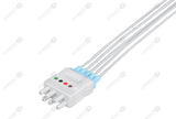 Nihon Kohden BR-021 Compatible Reusable ECG Lead Wire - AHA - 5 Leads Grabber
