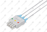 Unimed Nihon Kohden Compatible Reusable ECG Lead Wire devices connector end