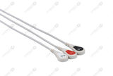 Nihon Kohden BR-903 Compatible Reusable ECG Lead Wire3 Leads Snap  connector