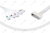 Philips MX40 Compatible Disposable ECG Lead Wires 5 Leads Grabber Box of 10