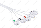 Philips MX40 Compatible Disposable ECG Lead Wire - AHA - 5 Leads Grabber Box of 10