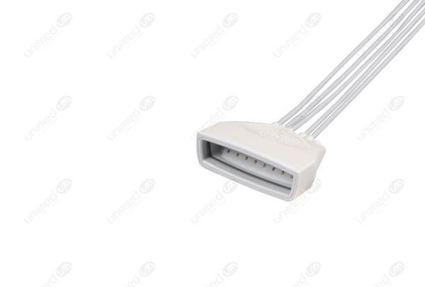 Monitor End for Philips MX40 Compatible Reusable ECG Lead Wire