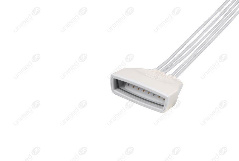 Monitor End for Philips MX40 Compatible Reusable ECG Lead Wire