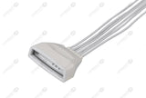 Philips MX40 Compatible Reusable ECG Lead Wire - AHA - 6 Leads Snap