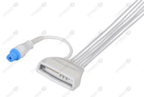 Philips MX40 with SpO2  Compatible Reusable ECG Lead Wire - AHA - 6 Leads Grabber