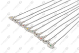 Philips Compatible EKG Lead Wire - IEC - 4mm Banana End