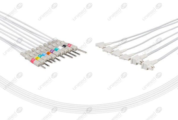 Philips Compatible EKG Lead Wire 3mm Needle End
