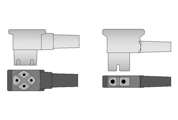 Philips Compatible EKG Lead Wire - IEC - Grabber End
