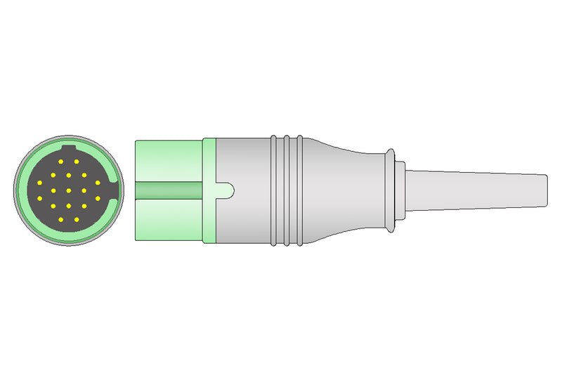 Spacelabs Compatible ECG Trunk cable - AHA - 5 Leads