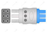 Spacelabs Compatible Reusable ECG Lead Wire - AHA - 3 Leads Grabber