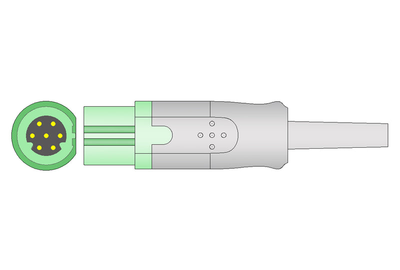 Siemens Compatible ECG Trunk cable - AHA - 3 Leads/Siemens 3-pin