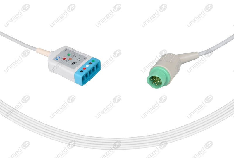 Fukuda Compatible ECG Trunk Cables 5 Leads,Siemens 5-pin