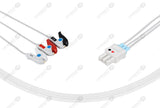 Siemens Compatible Reusable ECG Lead Wires 3 Leads Grabber