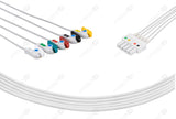 Siemens Compatible Reusable ECG Lead Wires - IEC - 5 Leads Grabber