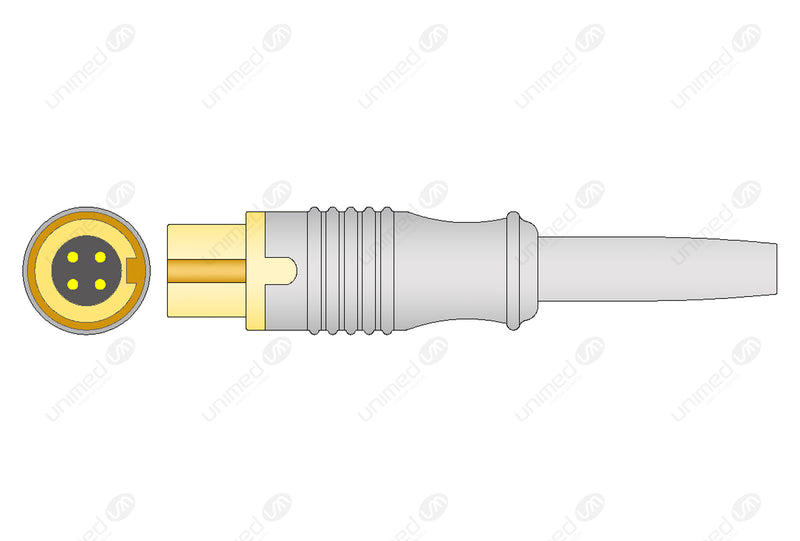 DRE Compatible Reusable Temperature Probe - Adult Skin Sensor 10ft