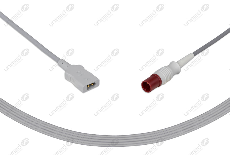 Philips Compatible Temperature Adapter Cable Rectangular Dual Pin Connector 10ft