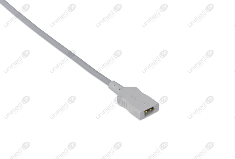 Philips Compatible Temperature Adapter Cable - Rectangular Dual Pin Connector 10ft