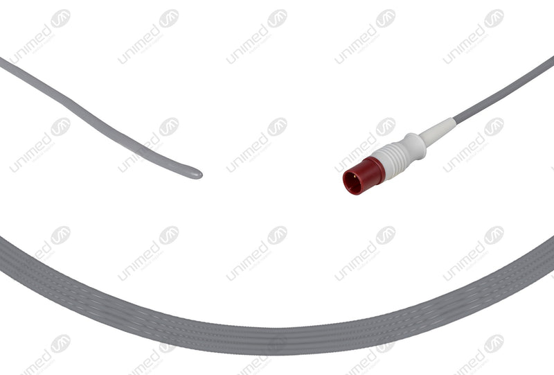 Philips Compatible Reusable Temperature Probe-21076A Pediatric General Probe 10ft