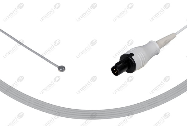 GE-Ohmeda Compatible Reusable Temperature Probe-6600-0875-700 Pediatric Skin Sensor 10ft