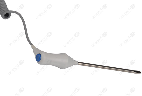 Welch Allyn Compatible Smart Temperature Probe - Adult Oral Coiled Cable