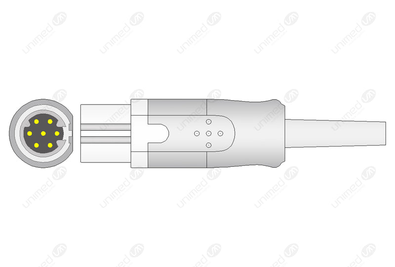 Siemens Compatible Temperature Adapter Cable - Female Mono Plug Connector 1ft