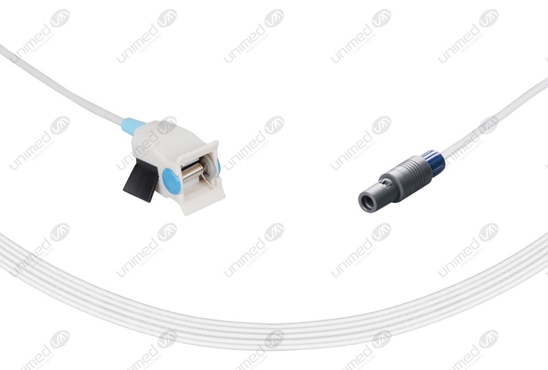 Goldway-Philips Compatible Reusable SpO2 Sensor 10ft  - 7-pin Connector