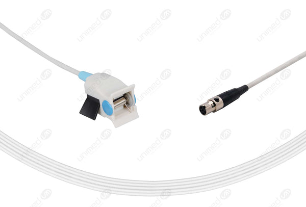 Generra Compatible Reusable SpO2 Sensors - 5-pin Round Connector