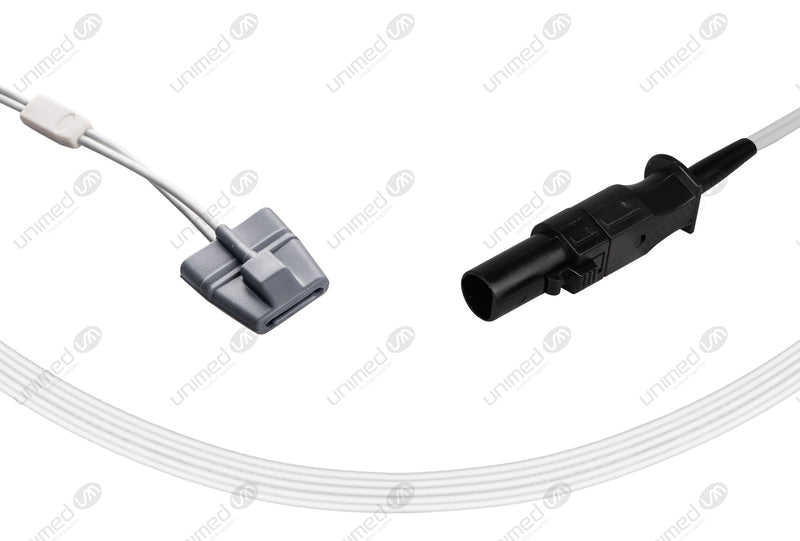 Novametrix Compatible Reusable SpO2 Sensor 10ft  - Round 7-pin Connector