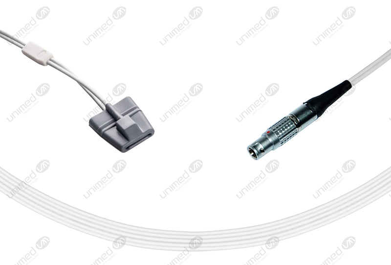 Nonin Compatible Reusable SpO2 Sensor 10ft  - 6-pin Lemo Connector