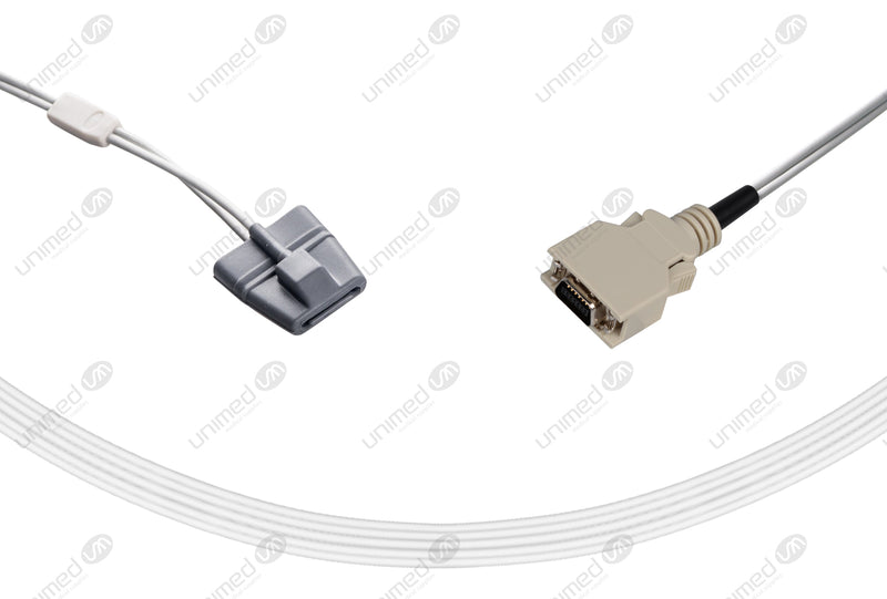 Masimo Compatible Reusable SpO2 Sensor 10ft - Rectangle 14-pin Connector