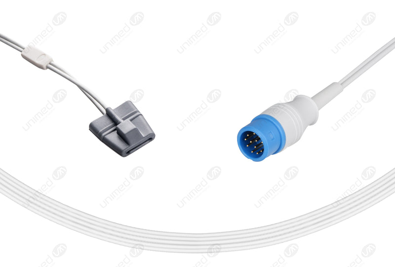 Comen-Nellcor Compatible Reusable SpO2 Sensors - Round 12-pin Connector