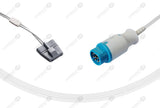 Siemens Compatible Reusable SpO2 Sensor 10ft  - Round 10-pin Connector