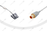 GE-Hellige Compatible Reusable SpO2 Sensor 10ft  - Round 7-pin Connector