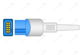 Spacelabs Compatible Reusable SpO2 Sensor 10ft  - Rectangle 10-pin Connector