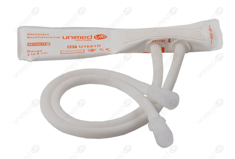 Disposable Neonate TPU NIBP Cuffs with BP51 Connector