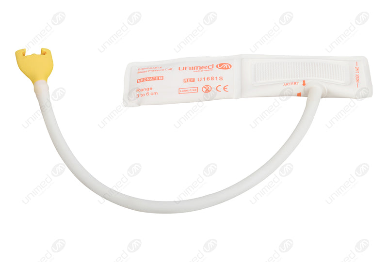 Disposable Neonate TPU NIBP Cuffs with BP55 Connector
