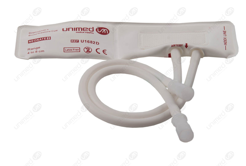 Disposable Neonate TPU NIBP Cuffs with BP51 Connector